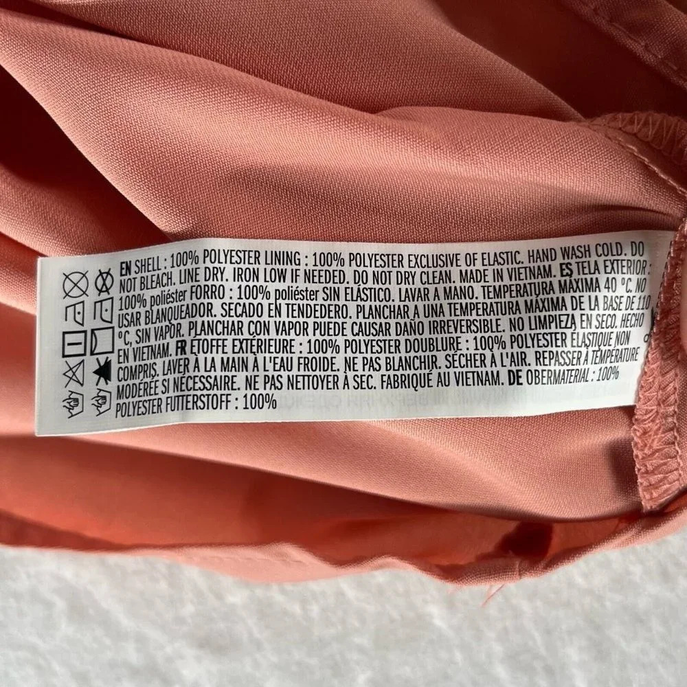 FOREVER 21 Dress Size M Cocktail Cami Mini Bow Backless Spaghetti Strap Pink - Picture 8 of 11